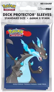 Ilustracja produktu Ultra Pro: Pokemon - Deck Protector Sleeves - Koszulki na Karty - Mega Charizard X - 65 szt.